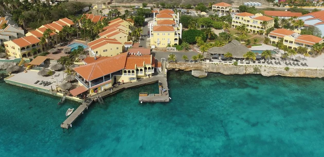 Aerial View of Buddy Dive Resort Aerial View of Buddy Dive Resort