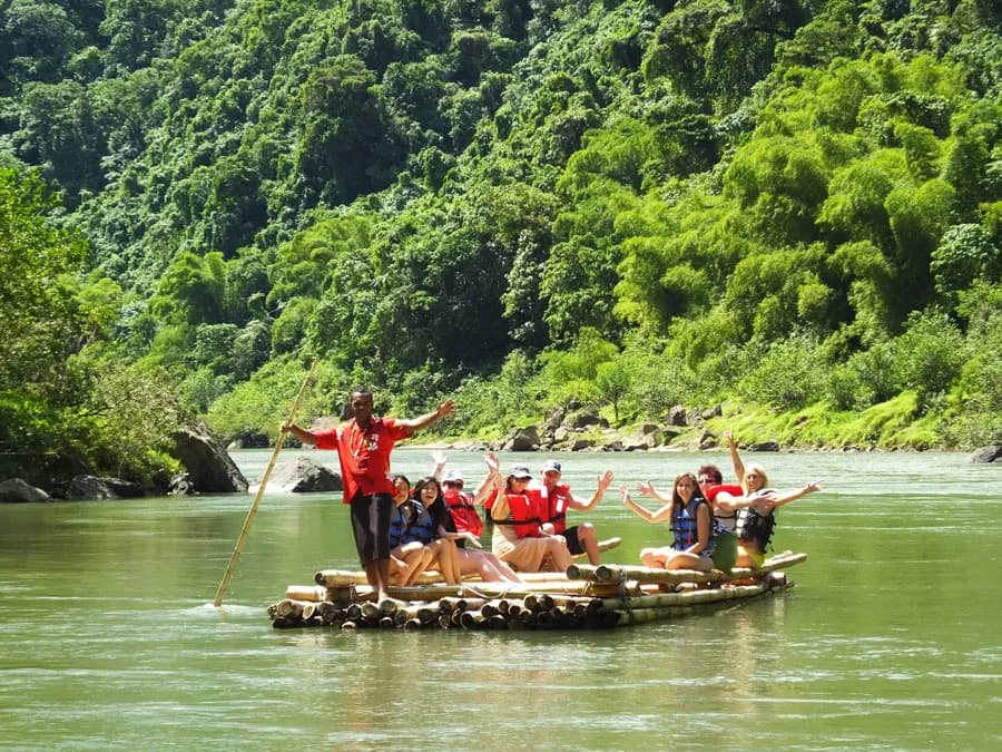 Waidroka Bay Resort Bamboo Rafting Waidroka Bay Resort Bamboo Rafting