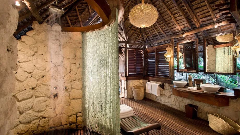 andBeyond Mnemba Island Banda Bathroom andBeyond Mnemba Island Banda Bathroom