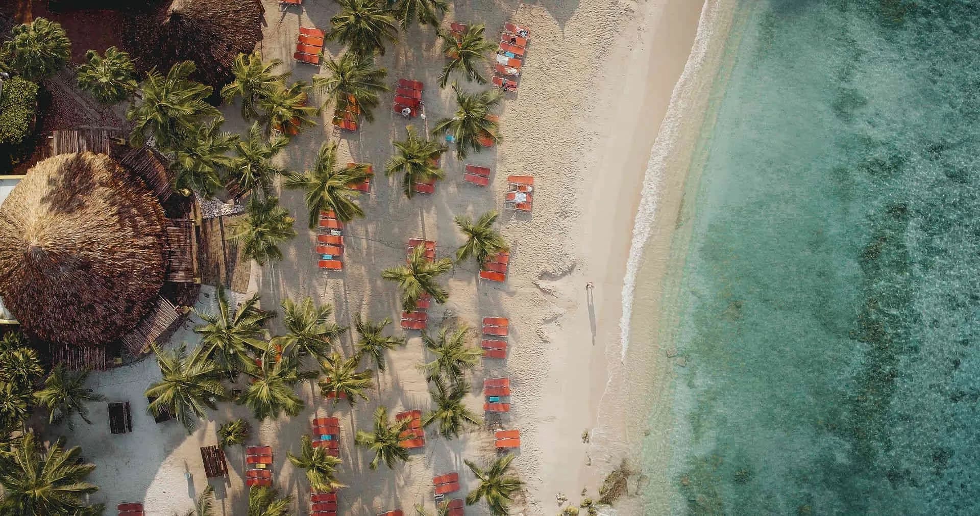 Aerial view of the Blue Bay Lodges Curacao Aerial view of the Blue Bay Lodges Curacao