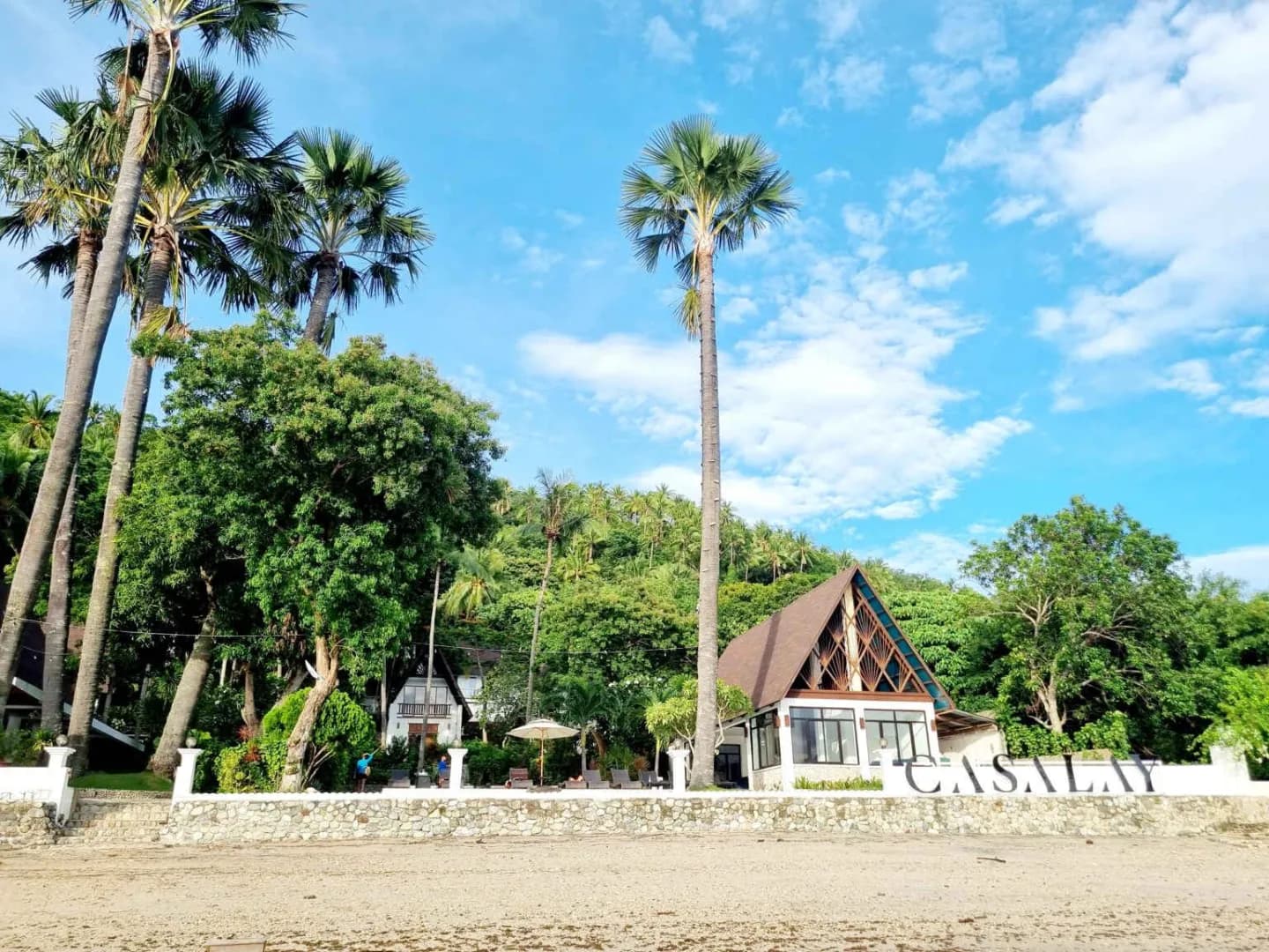 Beachfront of the Casalay Boutique Villas & Dive Resort Beachfront of the Casalay Boutique Villas & Dive Resort
