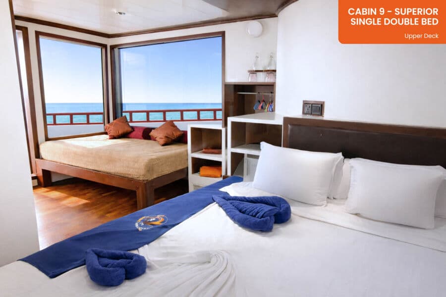 Superior (Double Bed + Single Bed) Upper Deck - image Superior (Double Bed + Single Bed) Upper Deck - image